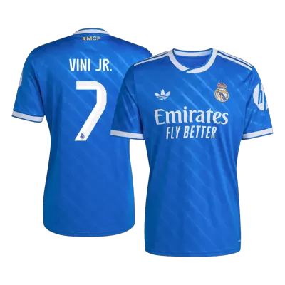Camiseta VINI JR. #7 Real Madrid 2025/26 Tercera Equipación - Versión Hincha - camisetasfutbol