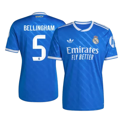 Camiseta BELLINGHAM #5 Real Madrid 2025/26 Tercera Equipación - Versión Hincha - camisetasfutbol