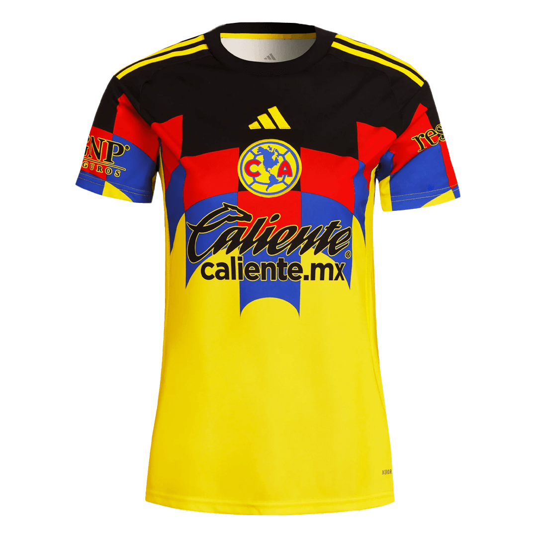 Camiseta Club America Aguilas 2025/26 Primera Equipación Local Mujer - Versión Hincha - camisetasfutbol
