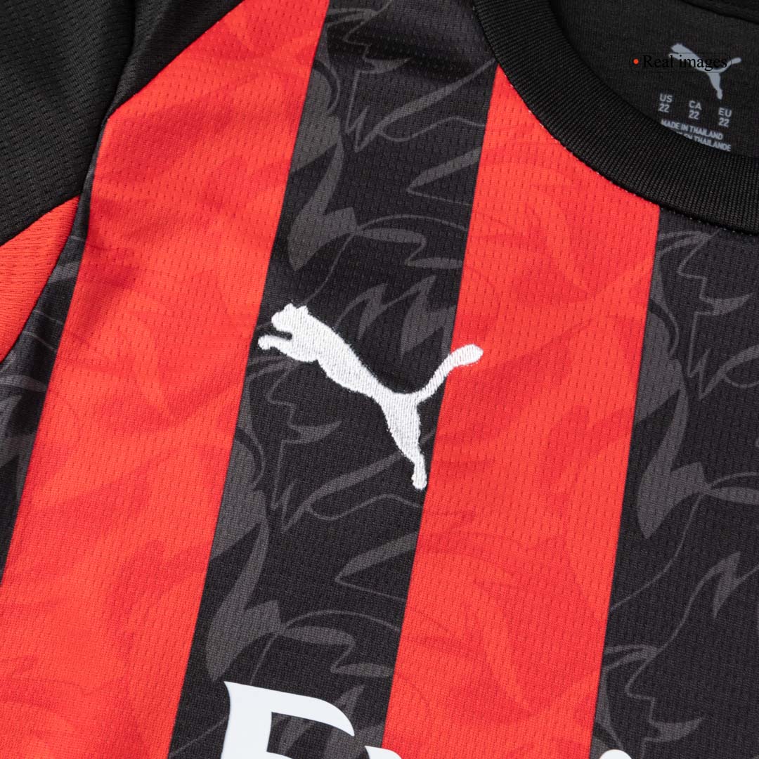 Miniconjunto Completo AC Milan 2025/26 Primera Equipación Niño - camisetasfutbol