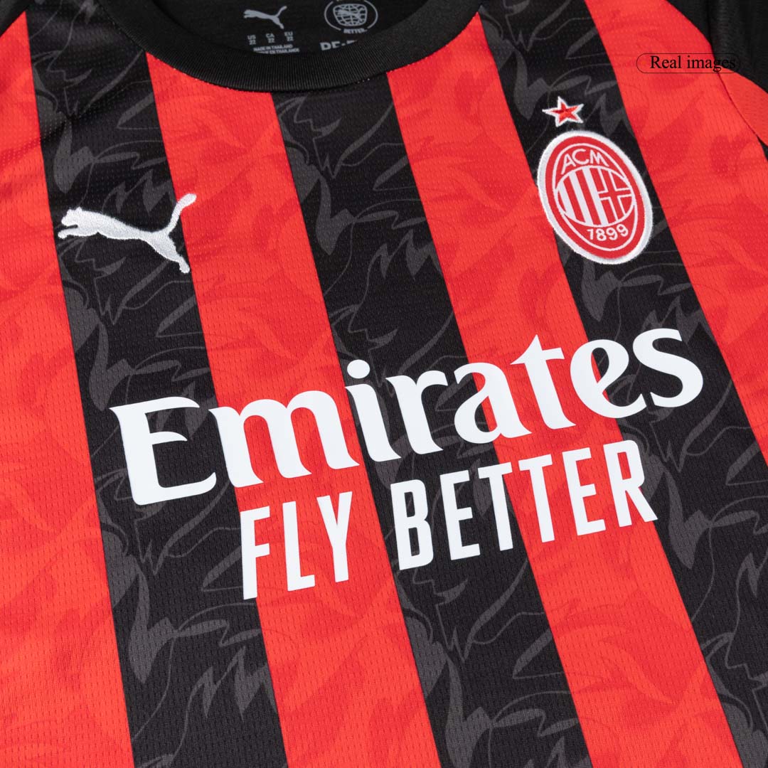 Miniconjunto Completo AC Milan 2025/26 Primera Equipación Niño - camisetasfutbol