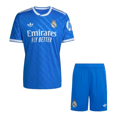 Conjunto Real Madrid 
2025/26 Tercera Equipación (Camiseta + Pantalón Corto) - camisetasfutbol