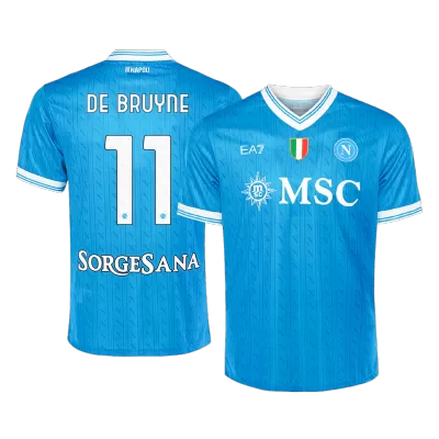 Camiseta DE BRUYNE #11 Napoli 2025/26 Primera Equipación - Versión Hincha - camisetasfutbol