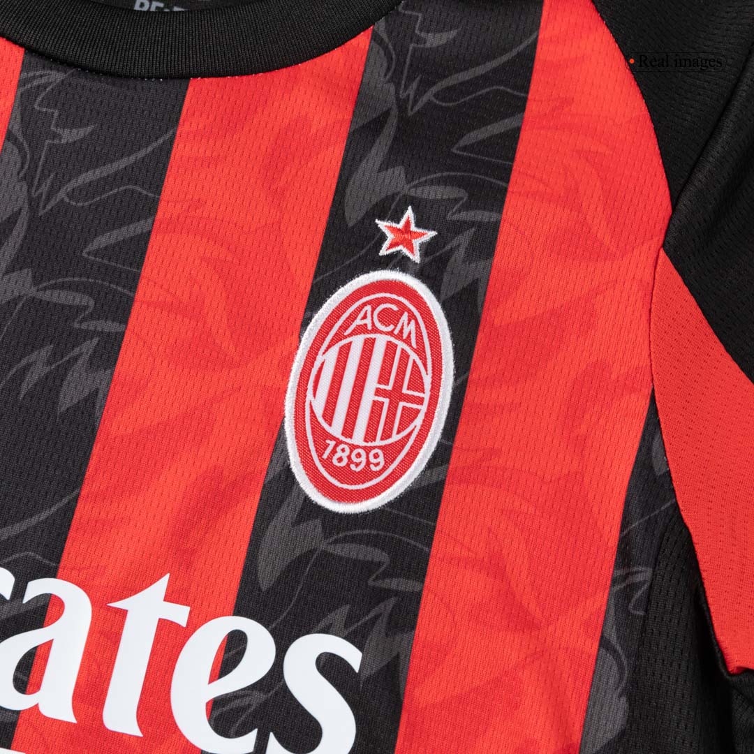 Miniconjunto Completo AC Milan 2025/26 Primera Equipación Niño - camisetasfutbol