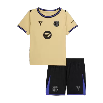 Miniconjunto Barcelona X Kobe 2025/26 Segunda Equipación Niño - camisetasfutbol