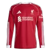 Camiseta Manga Larga Liverpool 2025/26 Primera Equipación - Versión Hincha - camisetasfutbol