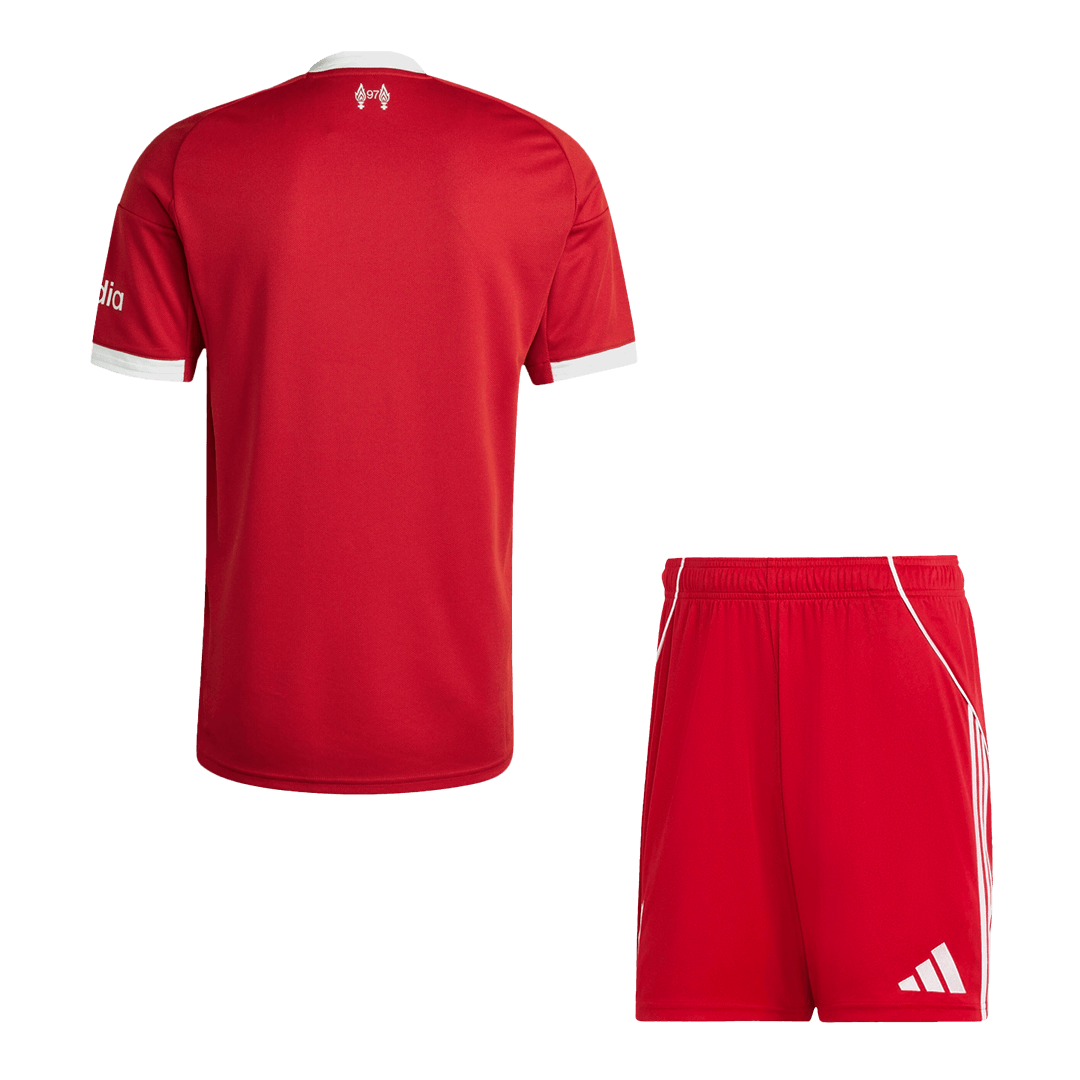 Conjunto Liverpool 
2025/26 Primera Equipación - camisetasfutbol
