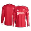 Camiseta Manga Larga Liverpool 2025/26 Primera Equipación - Versión Hincha - camisetasfutbol