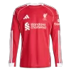 Camiseta Manga Larga Liverpool 2025/26 Primera Equipación - Versión Hincha - camisetasfutbol