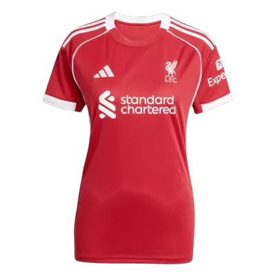 Camiseta Liverpool 2025/26 Primera Equipación Local Mujer - Versión Hincha - camisetasfutbol