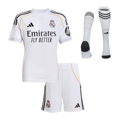 Miniconjunto Completo Real Madrid 2025/26 Primera Equipación Niño - camisetasfutbol