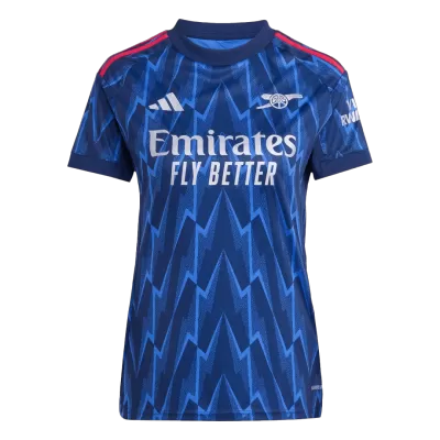 Camiseta Arsenal 2025/26 Segunda Equipación Mujer - Versión Hincha - camisetasfutbol