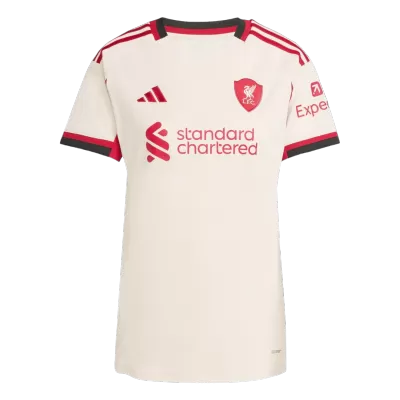 Camiseta Liverpool 2025/26 Segunda Equipación Mujer - Versión Hincha - camisetasfutbol