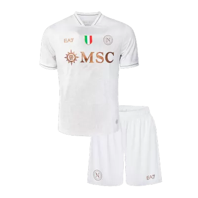 Miniconjunto Napoli 2025/26 Segunda Equipación Niño - camisetasfutbol