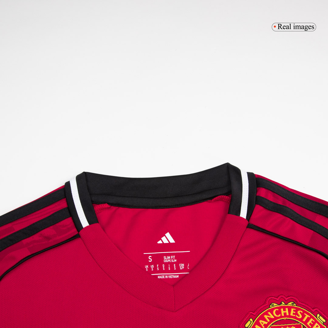 Calidad Premium Camiseta B.FERNANDES #8 Manchester United 2025/26 Primera Equipación -Versión Hincha - camisetasfutbol