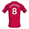 Camiseta B.FERNANDES #8 Manchester United 2025/26 Primera Equipación Hombre - Versión Hincha - camisetasfutbol