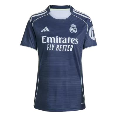 Camiseta Real Madrid 2025/26 Segunda Equipación Mujer - Versión Hincha - camisetasfutbol