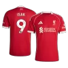 Camiseta ISAK #9 Liverpool 2025/26 Primera Equipación - Versión Hincha - camisetasfutbol