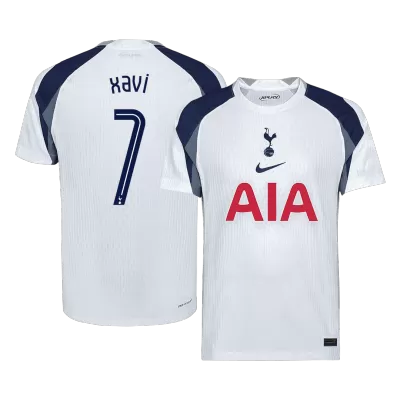 UCL Camiseta Auténtica XAVI #7 Tottenham Hotspur 2025/26 Primera Equipación - Versión Jugador - camisetasfutbol