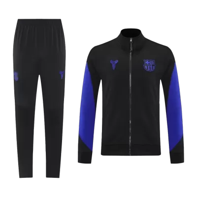25/26 Barcelona Training Jacket Kit(Jacket+Pants) Black&Purple - camisetasfutbol