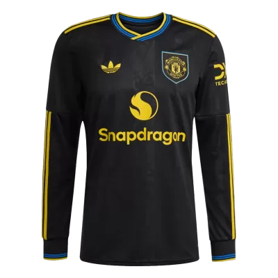 Camiseta Manga Larga Manchester United 2025/26 Tercera Equipación - Versión Hincha - camisetasfutbol