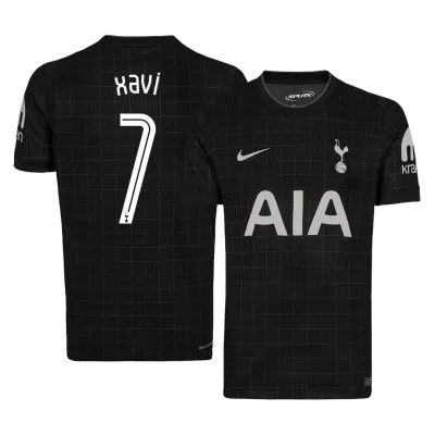 UCL Camiseta XAVI #7 Tottenham Hotspur 2025/26 Segunda Equipación - Versión Hincha - camisetasfutbol