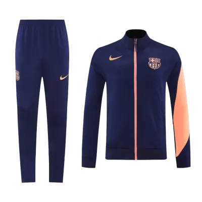 25/26 Barcelona Training Jacket Kit(Jacket+Pants) Navy&Orange - camisetasfutbol