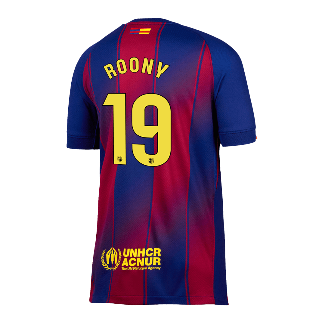 Calidad Premium Camiseta ROONY #19 Barcelona 2025/26 Primera Equipación -Versión Hincha - camisetasfutbol