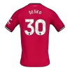 Calidad Premium Camiseta ŠEŠKO #30 Manchester United 2025/26 Primera Equipación -Versión Hincha - camisetasfutbol