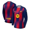 Camiseta Manga Larga Barcelona 2025/26 Primera Equipación - Versión Hincha - camisetasfutbol