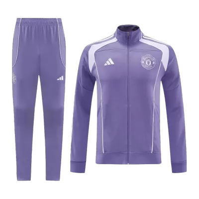 25/26 Manchester United Training Jacket Kit(Jacket+Pants) Purple - camisetasfutbol