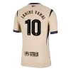 UCL Camiseta Auténtica LAMINE YAMAL #10 Barcelona 2025/26 Segunda Equipación - Versión Jugador - camisetasfutbol