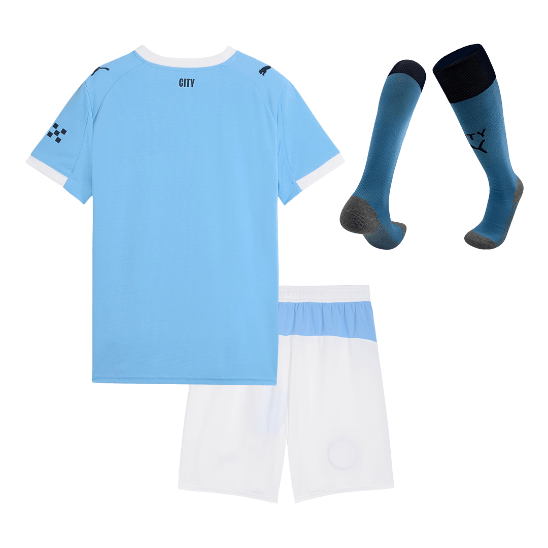Miniconjunto Completo Manchester City 2025/26 Primera Equipación Niño - camisetasfutbol