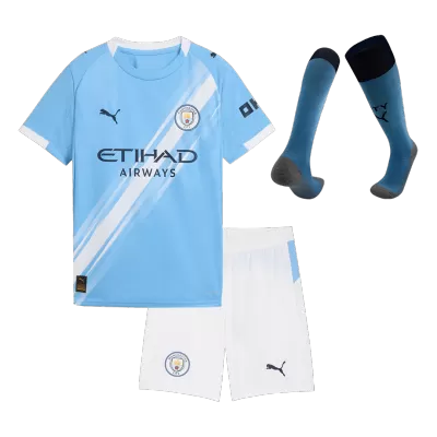Miniconjunto Completo Manchester City 2025/26 Primera Equipación Niño - camisetasfutbol