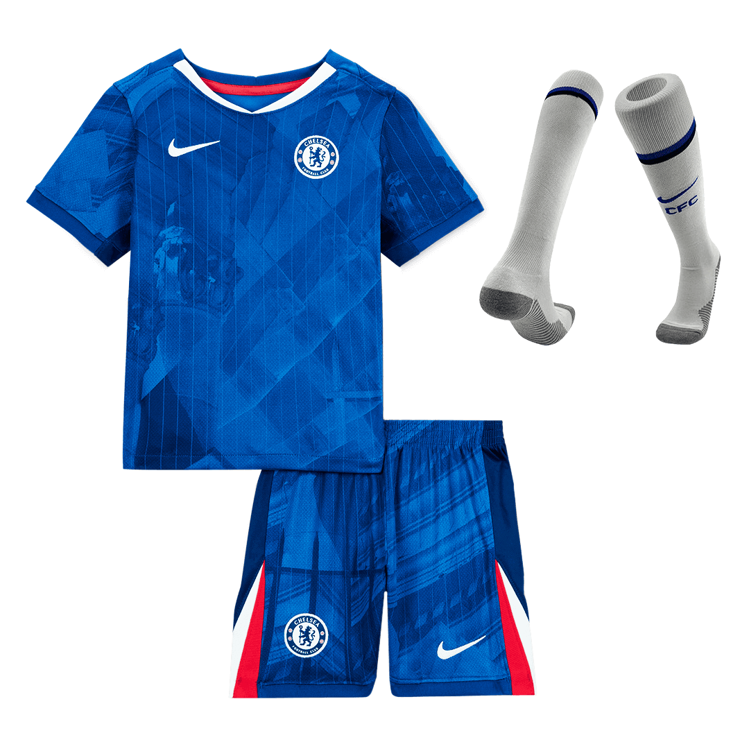 Miniconjunto Completo Chelsea 2025/26 Primera Equipación Niño - camisetasfutbol