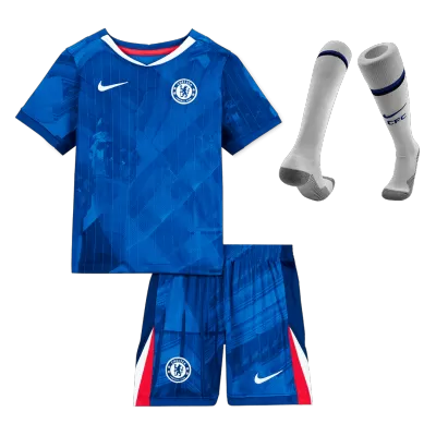 Miniconjunto Completo Chelsea 2025/26 Primera Equipación Niño - camisetasfutbol