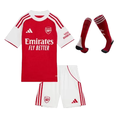 Miniconjunto Completo Arsenal 2025/26 Primera Equipación Niño - camisetasfutbol