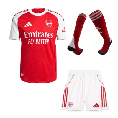 Conjunto Completo Auténtico Arsenal 2025/26 Primera Equipación - camisetasfutbol