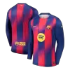 Camiseta Manga Larga Barcelona 2025/26 Primera Equipación - Versión Hincha - camisetasfutbol