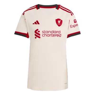 Camiseta Liverpool 2025/26 Segunda Equipación Mujer - Versión Hincha - camisetasfutbol