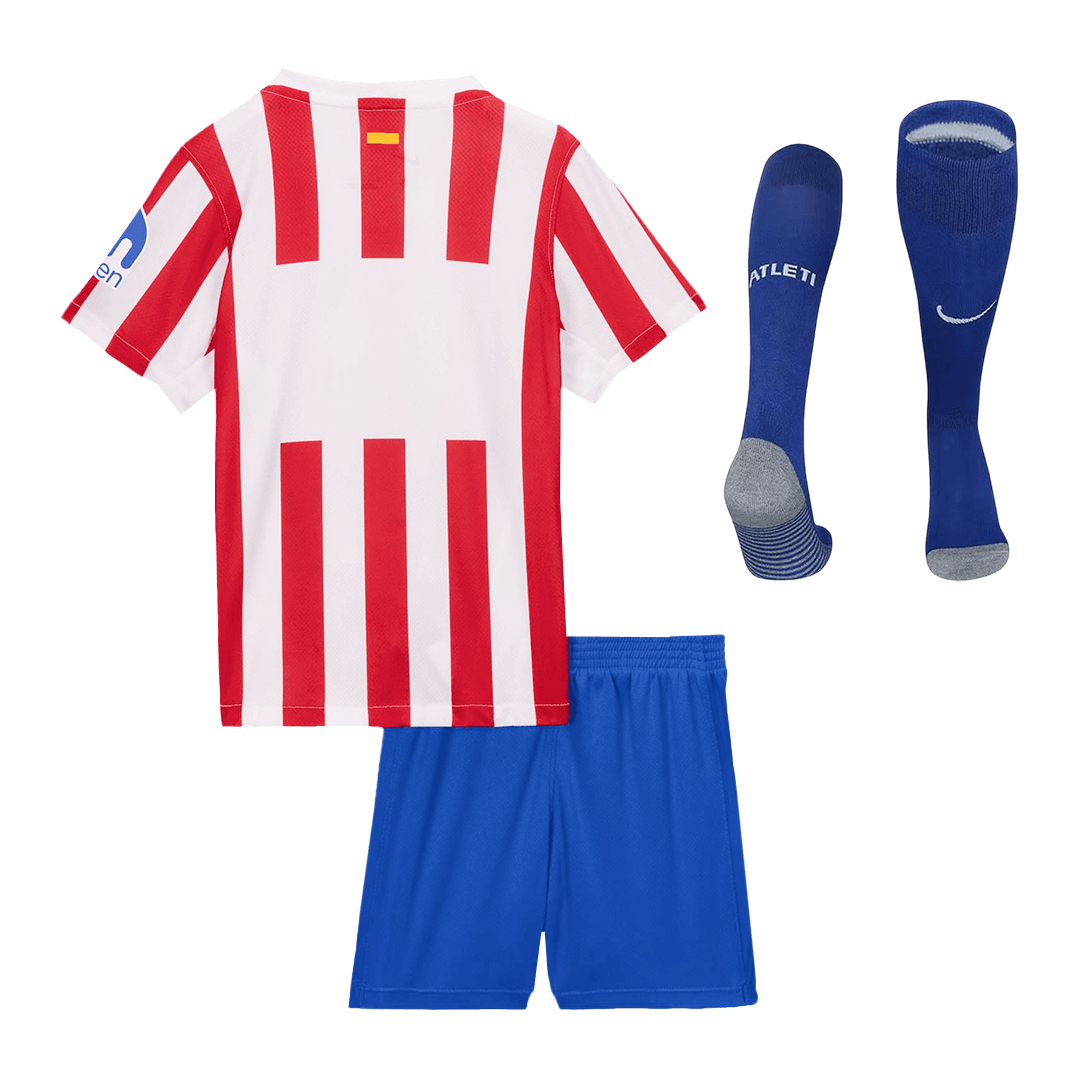 Miniconjunto Completo Atlético de Madrid 2025/26 Primera Equipación Niño - camisetasfutbol