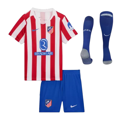 Miniconjunto Completo Atlético de Madrid 2025/26 Primera Equipación Niño - camisetasfutbol