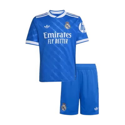 Miniconjunto Real Madrid 2025/26 Tercera Equipación Niño - camisetasfutbol