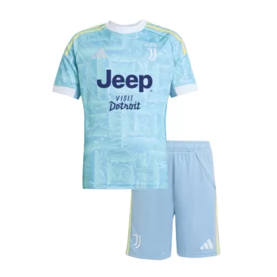 Miniconjunto Juventus 2025/26 Segunda Equipación Niño - camisetasfutbol