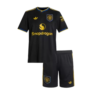 Miniconjunto Manchester United 2025/26 Tercera Equipación Niño - camisetasfutbol