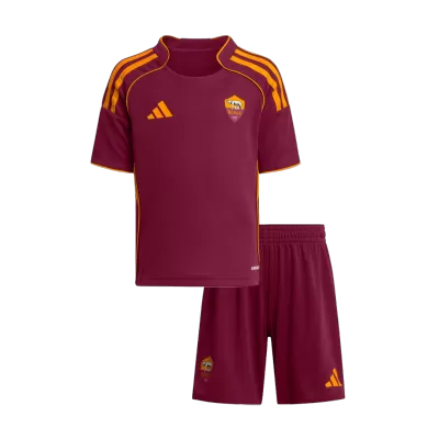 Miniconjunto Roma 2025/26 Primera Equipación Niño - camisetasfutbol