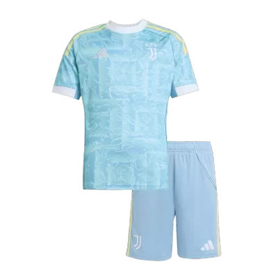 Miniconjunto Juventus 2025/26 Segunda Equipación Niño - camisetasfutbol