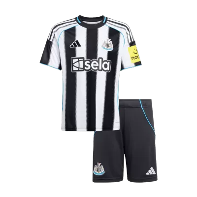 Miniconjunto Newcastle United 2025/26 Primera Equipación Niño - camisetasfutbol