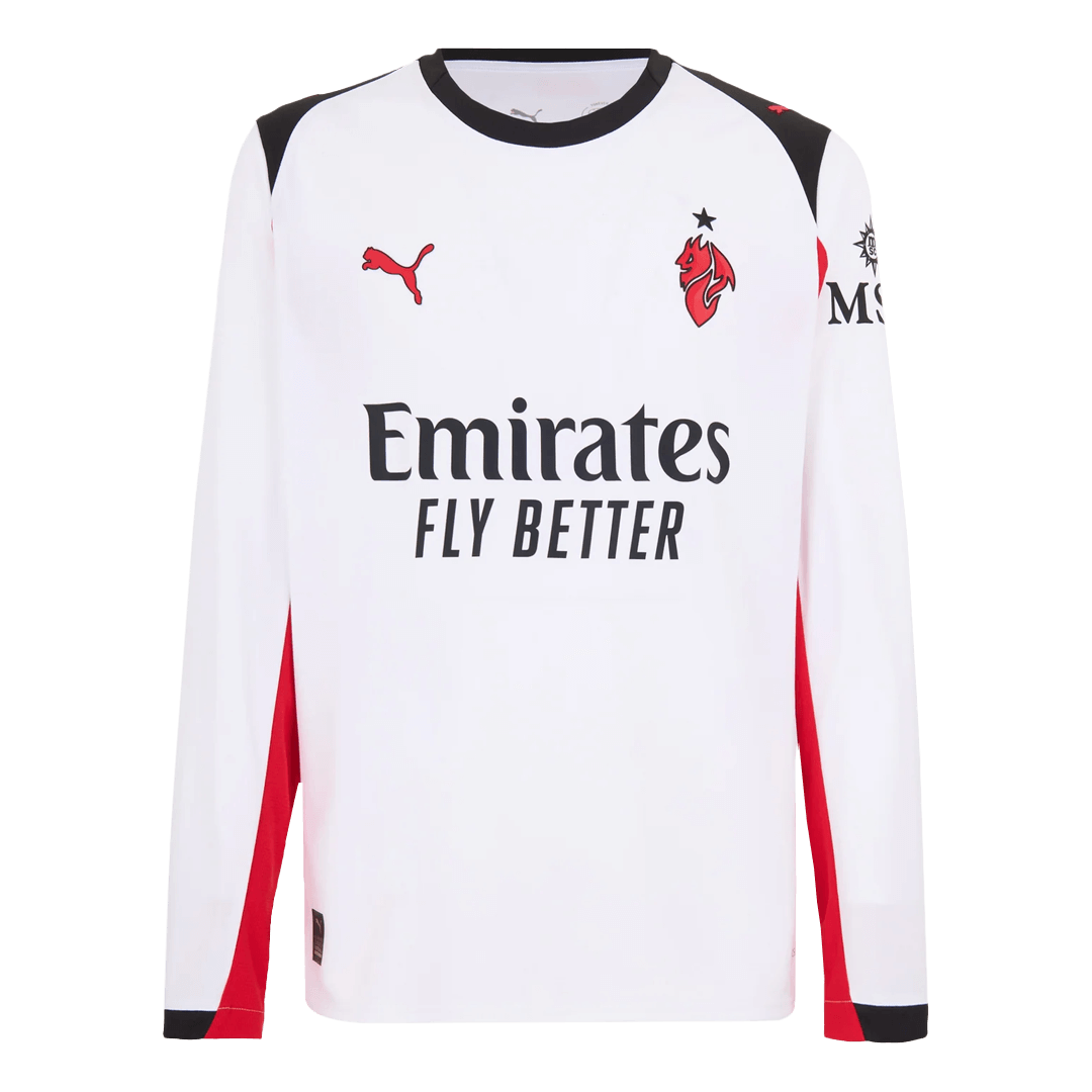 Camiseta Manga Larga AC Milan 2025/26 Segunda Equipación - Versión Hincha - camisetasfutbol