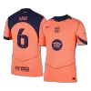 UCL Camiseta Auténtica GAVI #6 Barcelona 2025/26 Tercera Equipación - Versión Jugador - camisetasfutbol
